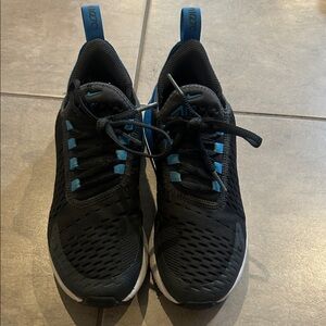 Nike Black and Teal Athletic Shoes